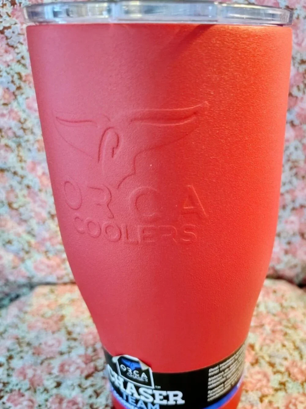 NWT Orca Red 27oz Steel Tumbler Seminole Indian Tribe Of Florida Custom